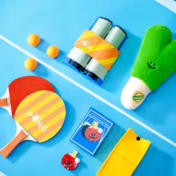 Table Tennis Paddles, Net & Towel Gift Set thumbnail 8