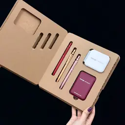 Power Bank, Wireless Charger, Pens, and Card Holder Gift Set thumbnail 1