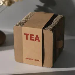 Clear Glass Tea Jar in Corrugated Paper Gift Box thumbnail 5