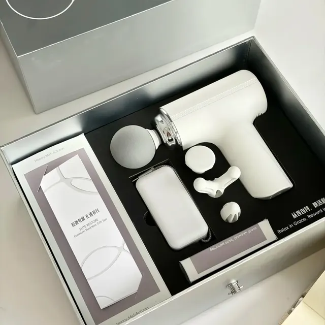 Power Bank and Percussion Massager Gift Set corporate gift set