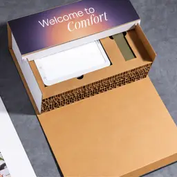 Wireless Charger and Sleep Mask Gift Set in a Corrugated Box thumbnail 2