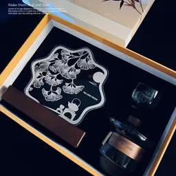 Glass Gaiwan Tea Set with Acrylic Star Light thumbnail 2