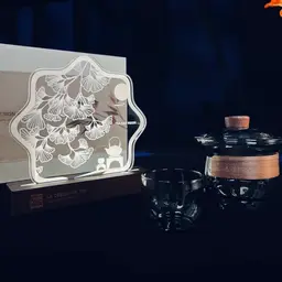 Glass Gaiwan Tea Set with Acrylic Star Light thumbnail 5