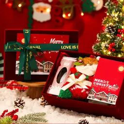 Warm Winter Wishes and Merry Christmas Holiday Gift Box Set thumbnail 1