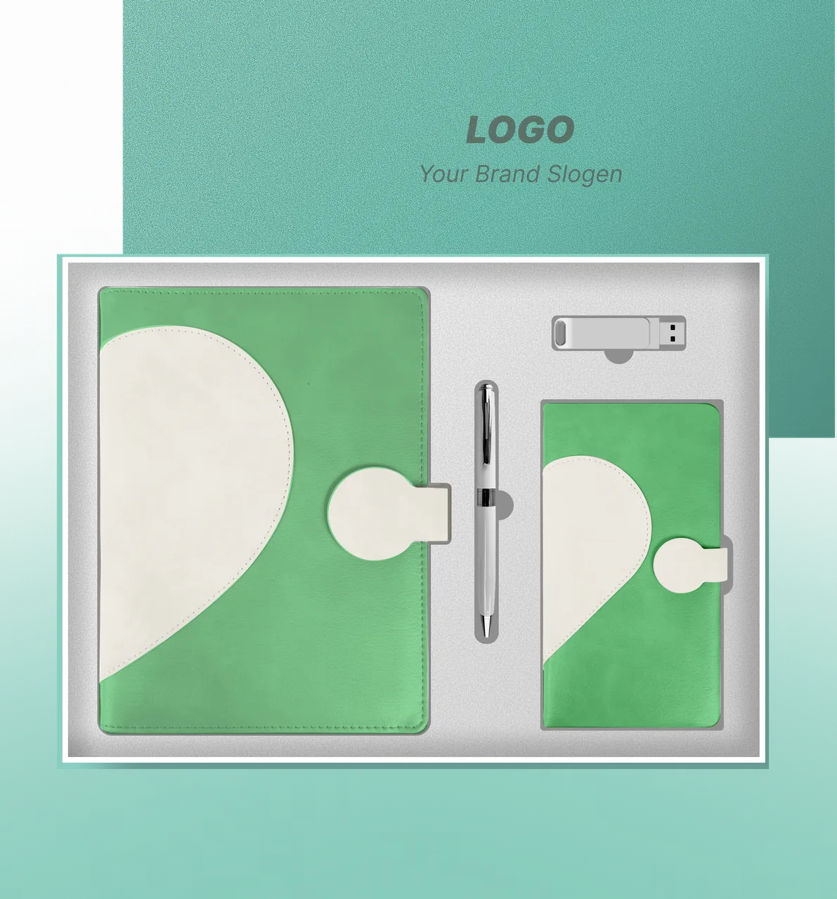 Sleek Modern Notebook Gift Box for Contemporary Office Style