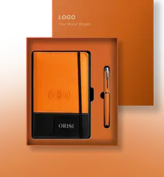 Executive Wireless Charging Notebook and Pen Gift Box thumbnail 2