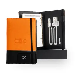 Executive Wireless Charging Notebook and Pen Gift Box thumbnail 3