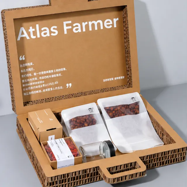 Honey, Nut, and Dried Fruit Gift Set in Briefcase Box