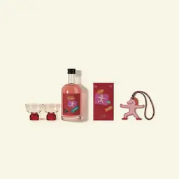 Glass Bottle Tea Set with Horse Keychain and Gift Card thumbnail 2