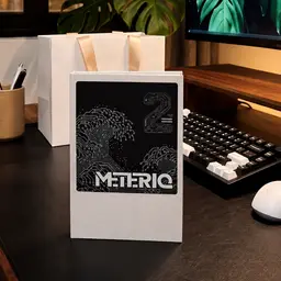 Desk Organizer Gift Set with Digital Clock and Acrylic Cube thumbnail 7