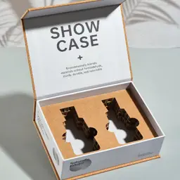 Two-Bottle Glass Gift Set in Cork Rigid Box thumbnail 2