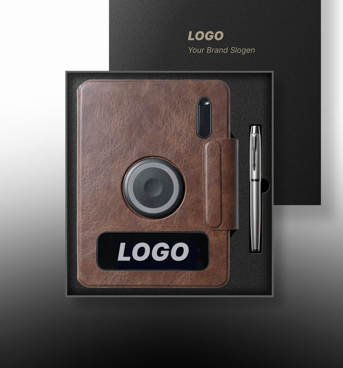 Premium A5 Charging Notebook Gift Set with Power Bank