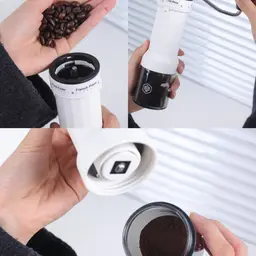 Pour-Over Coffee Brewing Kit with Manual Grinder and Insulated Tumbler thumbnail 9