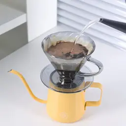 Pour-Over Coffee Brewing Kit with Manual Grinder and Insulated Tumbler thumbnail 11