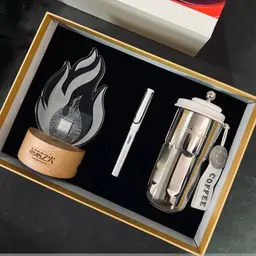 Silver Pen, Tumbler & Decorative Light Gift Set thumbnail 5