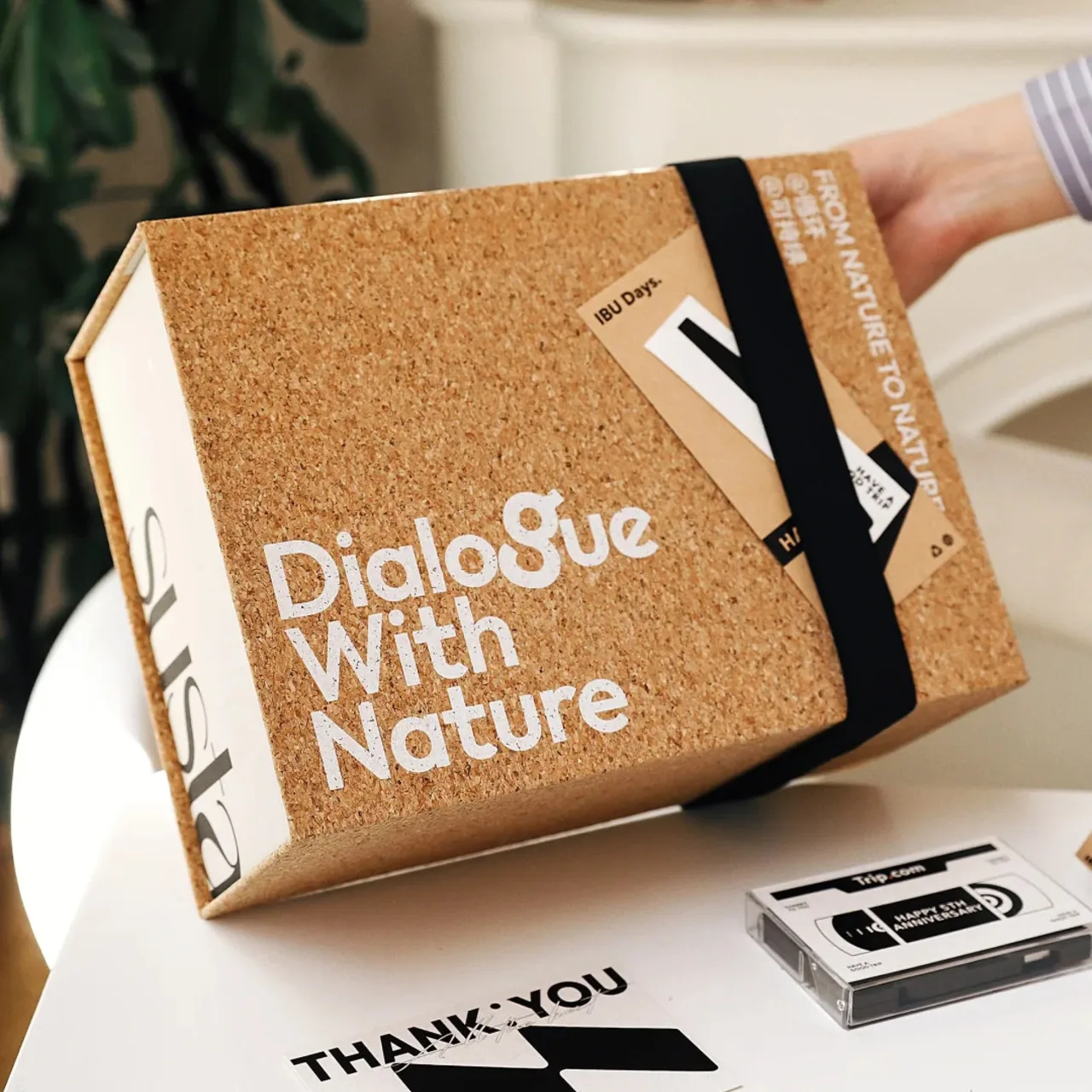 Cork Gift Box with Tumbler and Wireless Charger — View 1