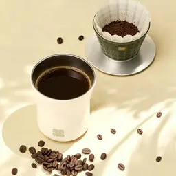 Pour-Over Coffee Gift Set with Gooseneck Kettle, Grinder, Dripper, and Tumbler thumbnail 6