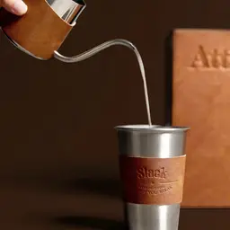 Manual Coffee Grinder, Pour-Over Kettle, and Tumbler Gift Set thumbnail 3