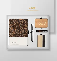 Commemorative Business Anniversary Gift Set with Custom Notebook thumbnail 2