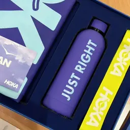 Water Bottle and Towel Gift Set in Blue Box thumbnail 4