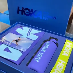 Water Bottle and Towel Gift Set in Blue Box thumbnail 5