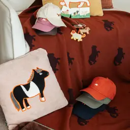 Horse Motif Gift Set with Cap, Keychains, Badges, and Stickers thumbnail 11