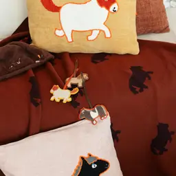 Horse Motif Gift Set with Cap, Keychains, Badges, and Stickers thumbnail 14