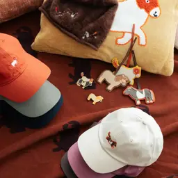 Horse Motif Gift Set with Cap, Keychains, Badges, and Stickers thumbnail 12