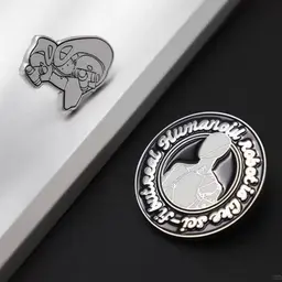 Five Metal Badge Gift Set in Black Rigid Box thumbnail 3