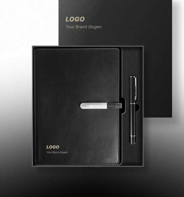 Productive Workday Stationery Set with Structured Business Planner