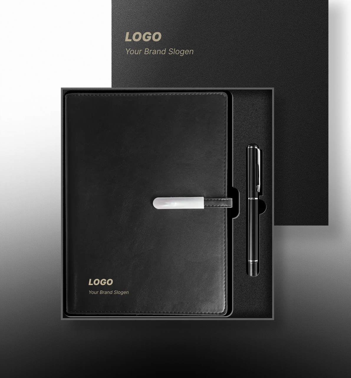 Productive Workday Stationery Set with Structured Business Planner