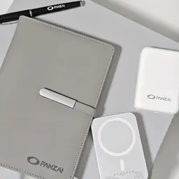 Notebook, Pen, Power Bank, Charging Cable, and Wireless Charger Gift Set thumbnail 4