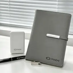 Notebook, Pen, Power Bank, Charging Cable, and Wireless Charger Gift Set thumbnail 3
