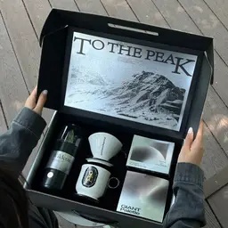 Portable Electric Coffee Grinder and Ceramic Pour-Over Gift Set thumbnail 3