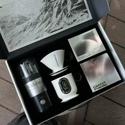 Portable Electric Coffee Grinder and Ceramic Pour-Over Gift Set thumbnail 1