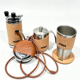 Pour-Over Coffee Kettle, Grinder, Tumbler, and Flask Gift Set thumbnail 3