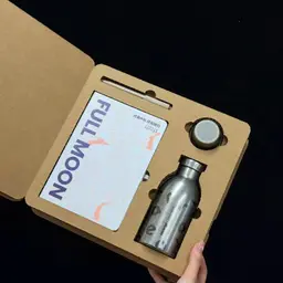 Notebook, Pen, and Water Bottle Gift Set in Rigid Box thumbnail 4