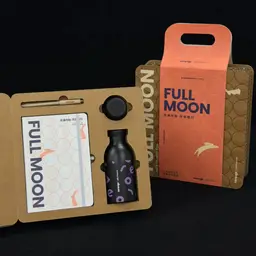 Notebook, Pen, and Water Bottle Gift Set in Rigid Box thumbnail 2