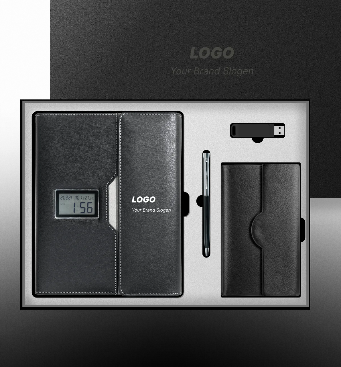High-Performance Wireless Charging Portfolio Gift Box for Business