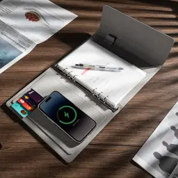 High-Performance Wireless Charging Portfolio Gift Box for Business thumbnail 3