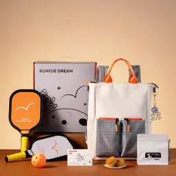 Tote Bag and Mooncake Gift Set with Keychain thumbnail 1