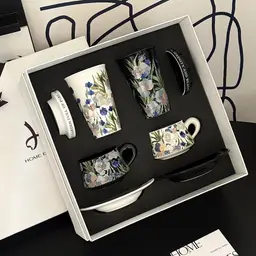 Floral Ceramic Mug and Tumbler Gift Set thumbnail 6