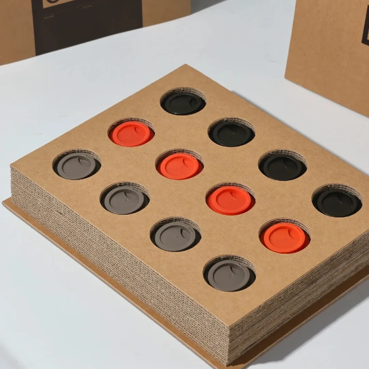 Twelve-Capsule Coffee Gift Set in Kraft Box with Sleeve