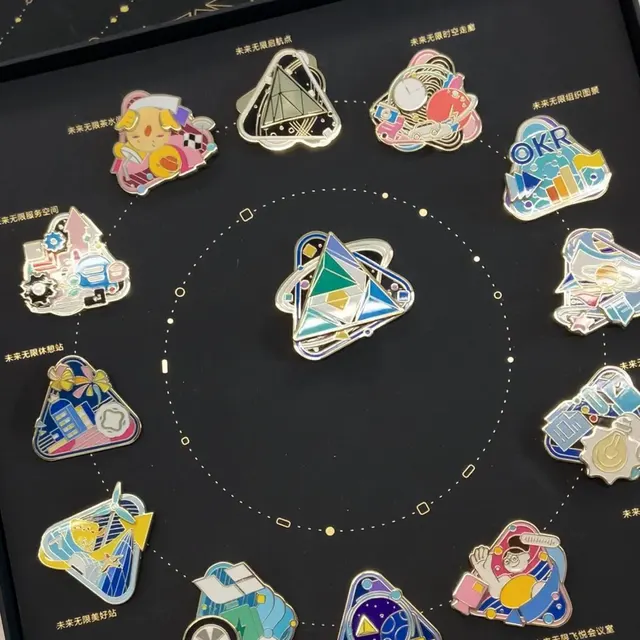 Artisan Crafted Corporate Milestone Pin Display Set