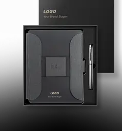 Luxury Smart Charging Journal with Integrated Power Bank thumbnail 2