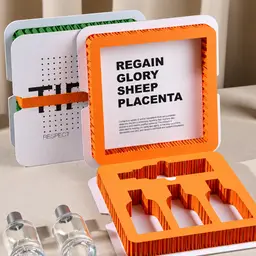 Honeycomb Stackable Gift Set with Glass Bottles and Applicator thumbnail 3