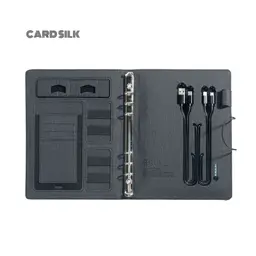 Premium Soft-Touch Leather Notebook with Integrated Wireless Charge thumbnail 10