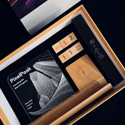 Desk Organizer Gift Set with Wireless Charger and Calendar thumbnail 4