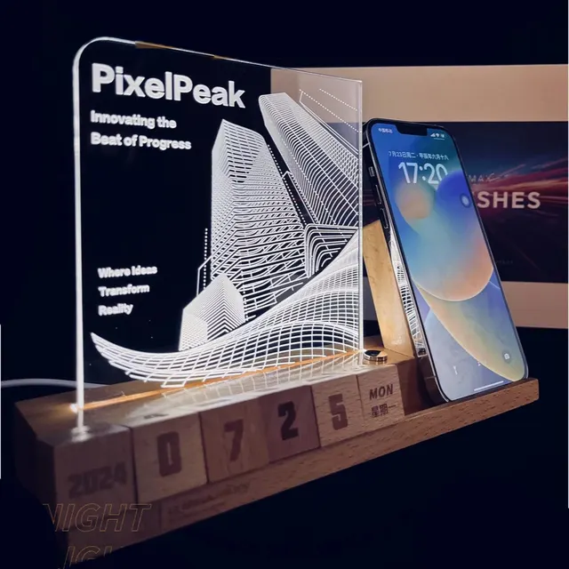 Desk Organizer Gift Set with Wireless Charger and Calendar corporate gift set