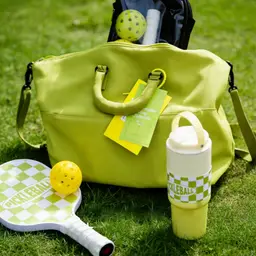 Green Tote Bag, Tumbler & Snack Pouch Gift Set thumbnail 2